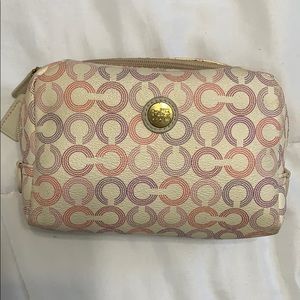 Coach makeup bag